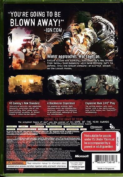 Gears of War 2 - XBOX 360 (B Grade) (Genbrug)